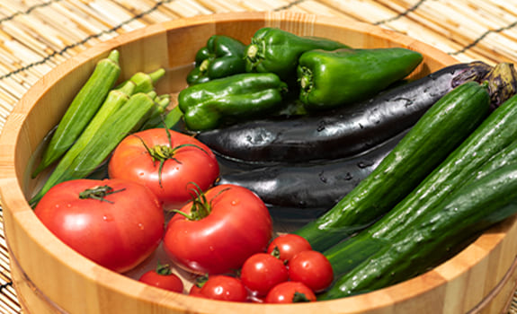 自然栽培（無農薬）の夏野菜